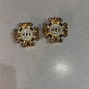 Chanel Round Clip Earrings